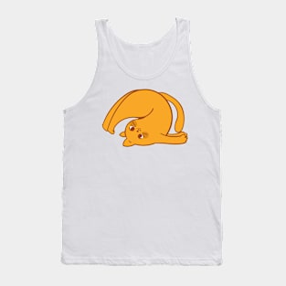 Funny Yellow Cat Tank Top